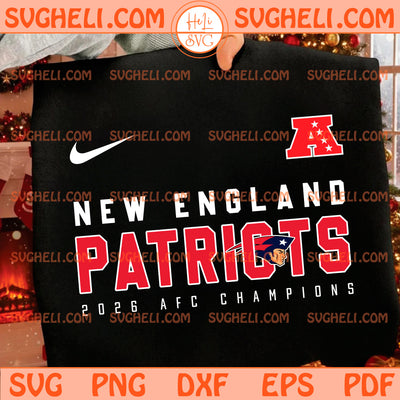 The New England Patriots NFL AFC Championship 2026 Svg