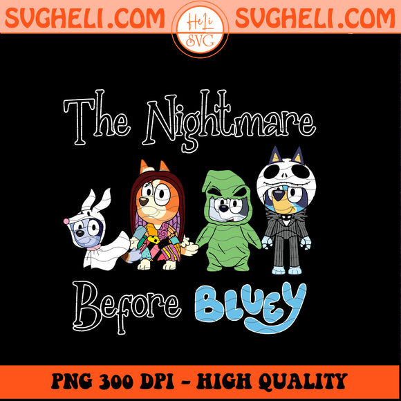 The Nightmare Before Bluey Png Bluey And Friends Png
