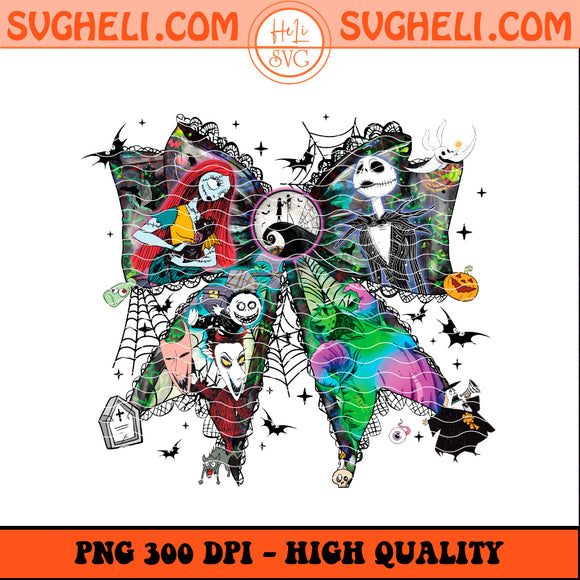The Nightmare Before Christmas Coquette Bow Png