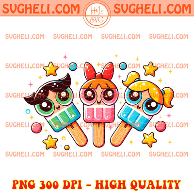 The Powerpuff Girls Ice Cream Png Powerpuff Girls Png