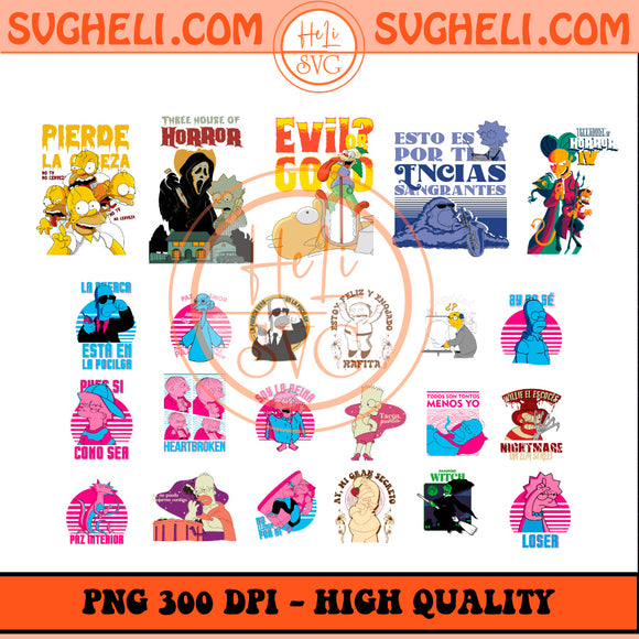 The Simpsons Halloween Png Bundle Simpsons Halloween Designs
