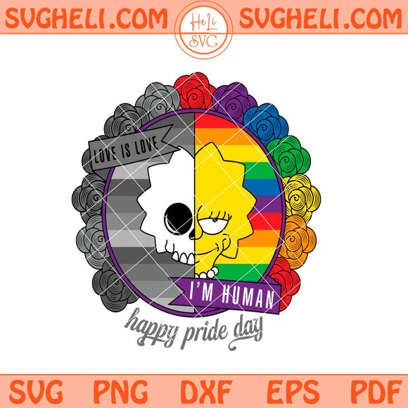 The Simpsons Lisa Simpson PRIDE Svg Stay Cool LGBT Svg Png Dxf Eps Files