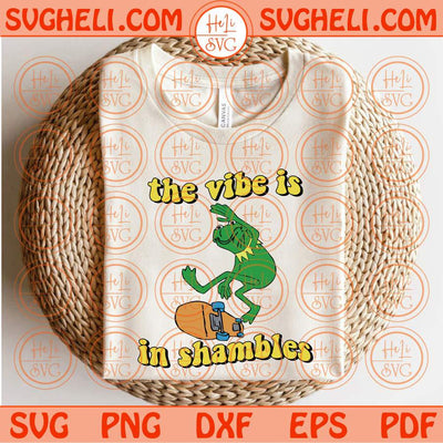 The Vibe in Shambles Svg Hiphop Frog Meme Svg Kermit The Frog Svg Png Dxf Eps Files