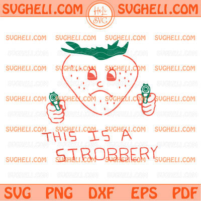 This is Strobbery Funny Svg Retro Vintage Strawberry Svg