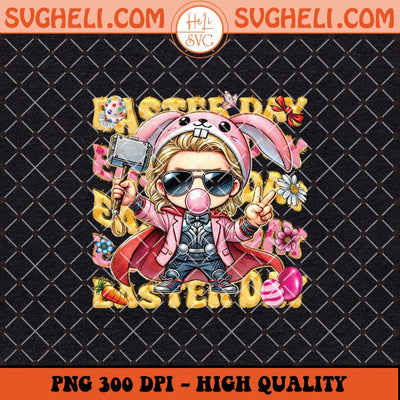 Thor Easter With Sunglasses Png Thor Bunny Png Sublimation Files