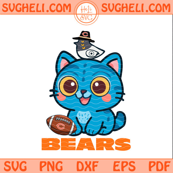 Tiger Kpop Demon Hunters Chicago Bears Svg NFL Svg