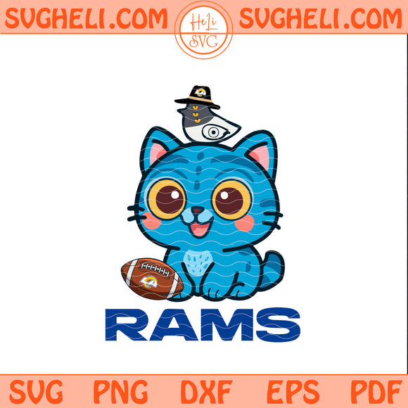 Tiger Kpop Demon Hunters Los Angeles Rams Svg NFL Svg