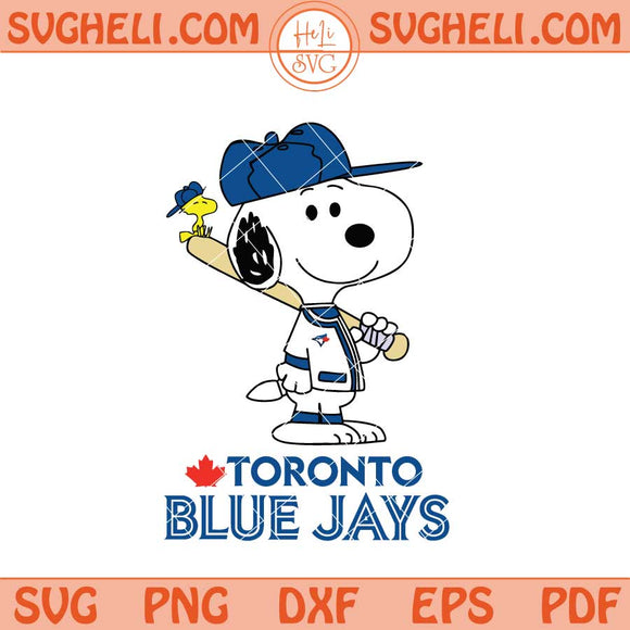 Toronto Blue Jays Snoopy Baseball Svg MLB Svg Png Dxf Eps