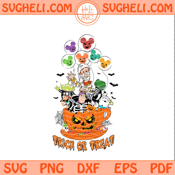 Toy Story Halloween Trick Or Treat Svg Disney Halloween Svg