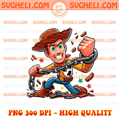 Toy Story Woody Black African American Png Juneteenth Png