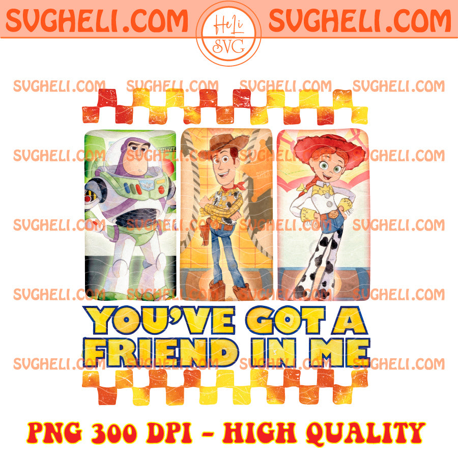 Toy Story You've Got A Friend In Me Checkered Png