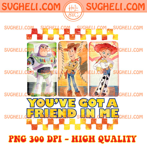 Toy Story You've Got A Friend In Me Checkered Png