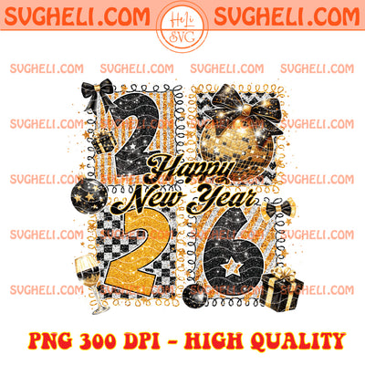 Trendy New Year New Praise Png Hello 2026 Sublimation
