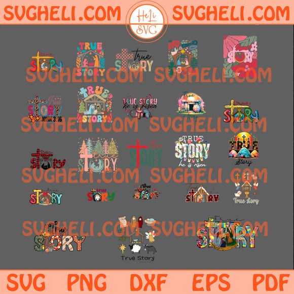 True Story Christmas Png Bundle Christian Christmas Png