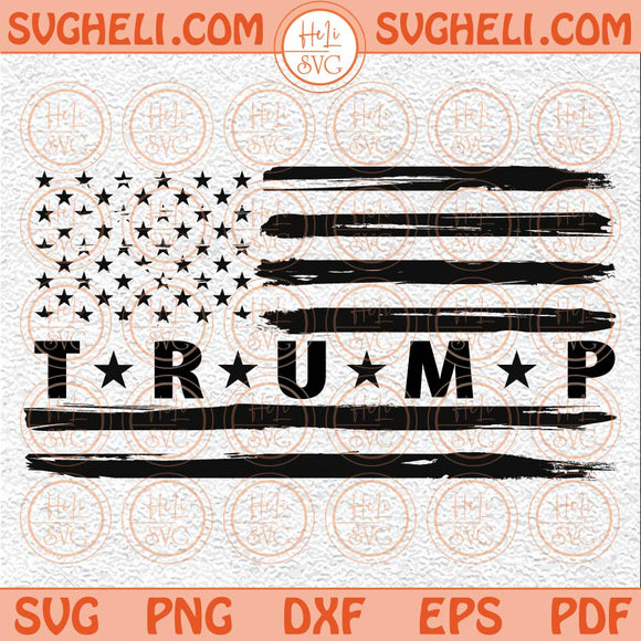 Trump Flag Svg 2024 Trump Svg Trump Election Svg MAGA 2024 Svg Png Png Dxf Eps Files