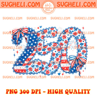 USA Floral 250th Anniversary Png Patriotic Coquette Bow Png