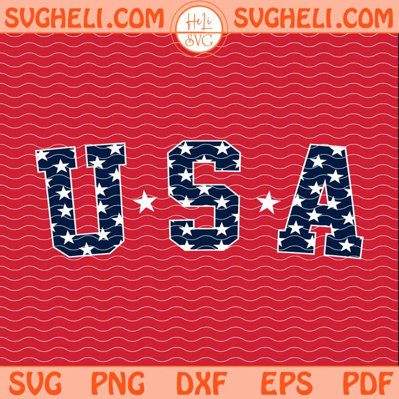 USA Svg Fourth Of July Svg America Svg USA Flag Svg Png Dxf Eps Files
