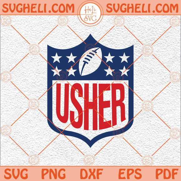 Usher Super Bowl 2024 Svg Super Bowl Svg Usher Game Day Svg Png Dxf Eps Files