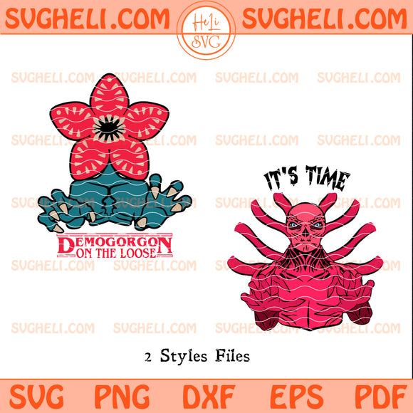 Vecna & Demogorgon Monster Svg Stranger Things Svg