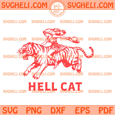 Vintage Cowgirl Hell Cat Svg Retro Cowgirl Western Svg