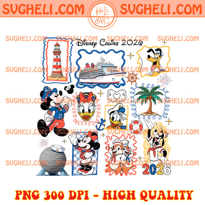 Vintage Disney Cruise 2026 Trip Png Disney Cruise 2026 Png