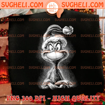 Vintage Grinch Christmas Halftone Png Grinch Halftone Png