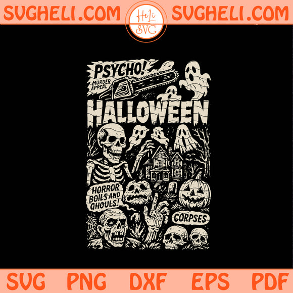 Vintage Halloween Svg Halloween Svg Trendy Halloween Svg
