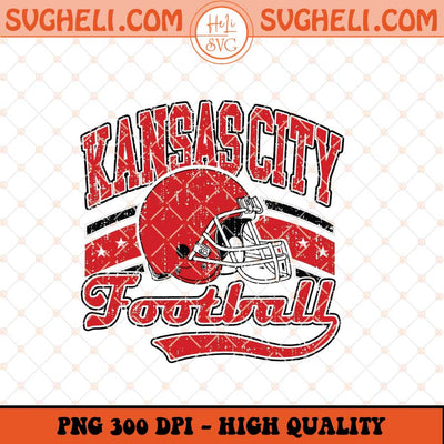 Vintage Retro Style Kansas City Football Png Kansas City Png Sublimation Files