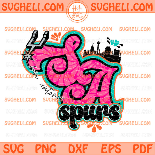 Vintage San Antonio Spurs Basketball Svg Spurs NBA Svg