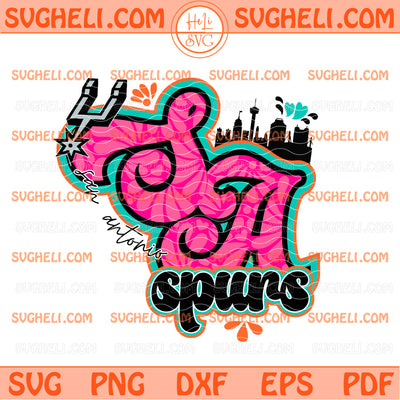 Vintage San Antonio Spurs Basketball Svg Spurs NBA Svg