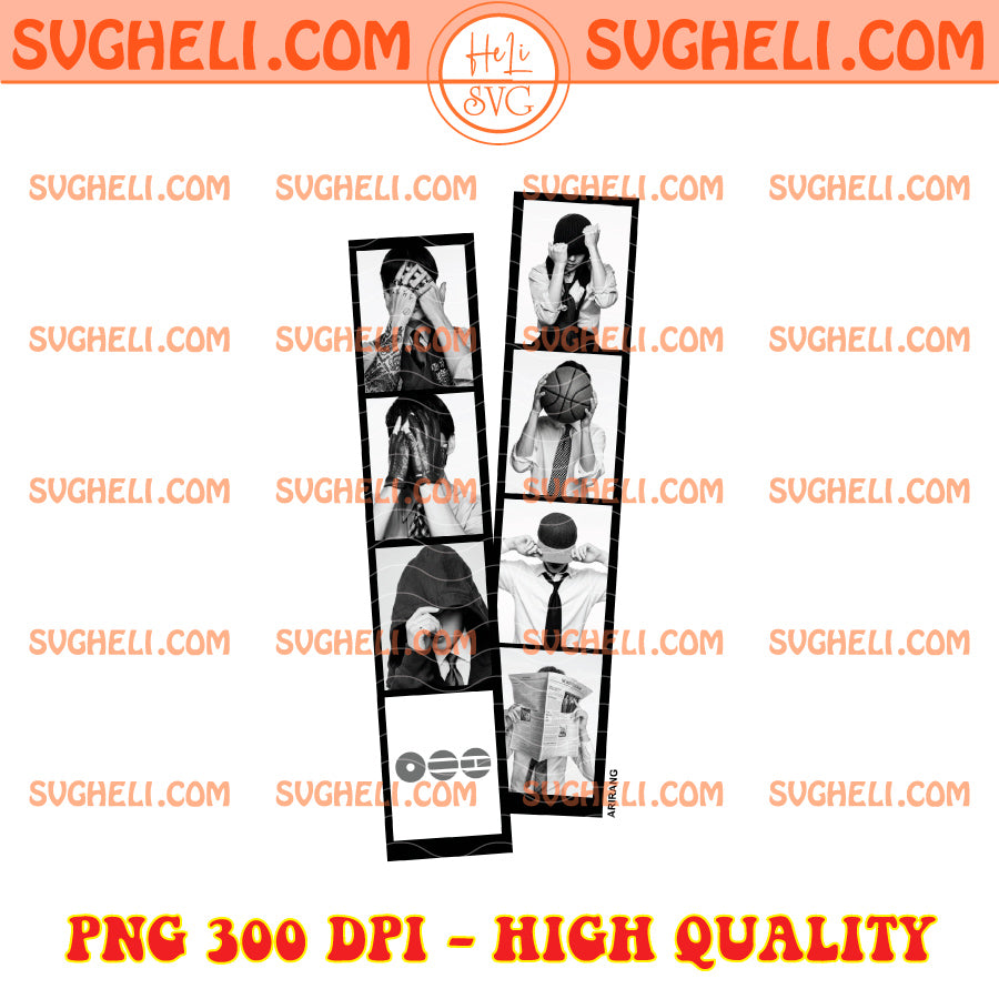 Vintage Style KPop BTS World Tour Arirang Png, BTS Tour Png