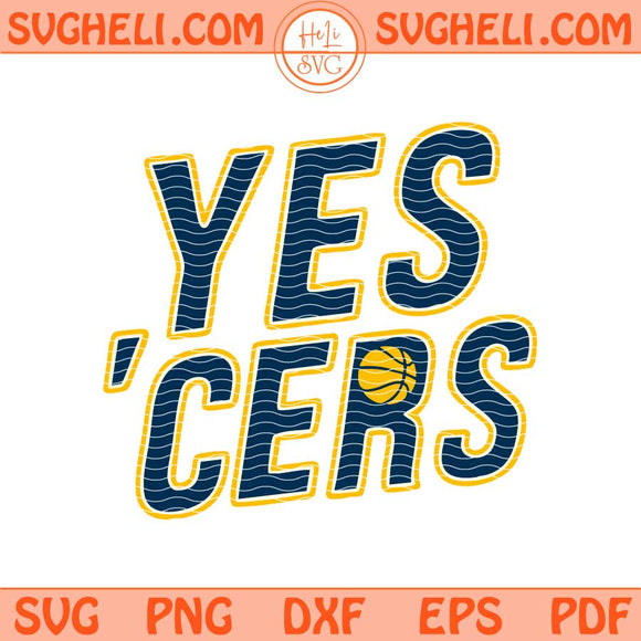 Vintage Yes 'Cers Svg Funny Indiana Pacers Svg Png Dxf Eps Files