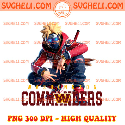 Washington Commanders Naruto Png Washington Commanders Png