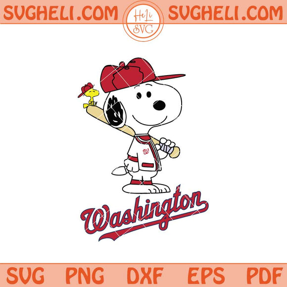 Washington Nationals Snoopy Baseball Svg Washington Svg Png Dxf Eps