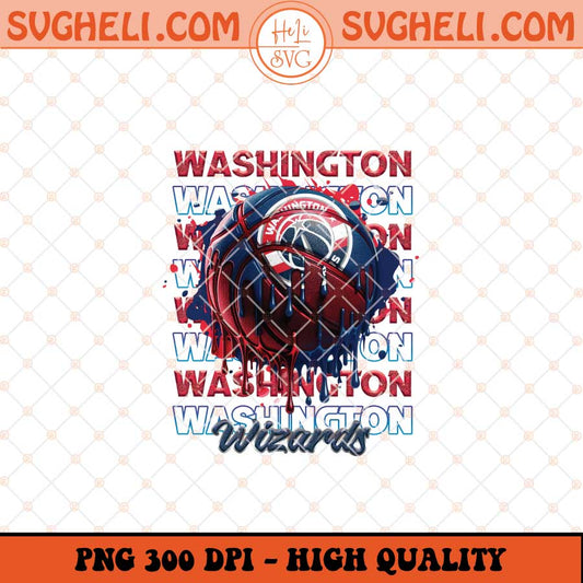 Washington Wizards Basketball Png NBA Basketball Png Sublimation Files
