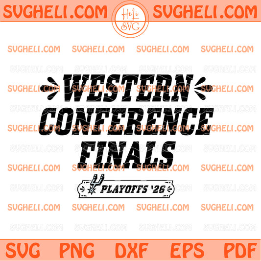 Western Conference Finals Spurs 2026 Svg Spurs NBA Svg