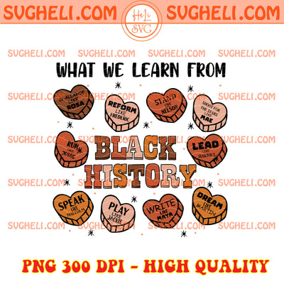 What We Learn From Black History Month Png Black History Png