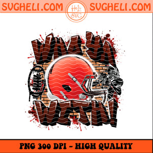 Who Ya With Cleveland Browns NFL Png Browns Football Png Sublimation Design