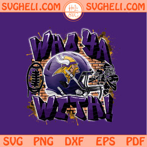 Who Ya With Minnesota Vikings NFL Png Vikings NFL Png Sublimation Design