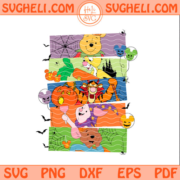 Winnie The Pooh Disney Friends Halloween Svg Halloween Svg