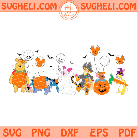 Winnie the Pooh Halloween Svg Halloween Pooh Svg