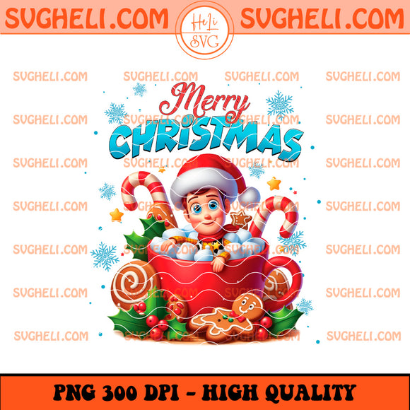 Woody Merry Christmas Coffee Png Woody Christmas Png