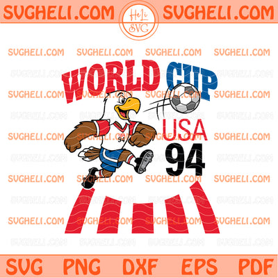 World Cup USA94 Svg Vintage Eagle Soccer Fan Svg