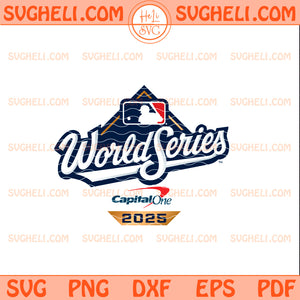 World Series 2025 Logo Svg, World Series Baseball Svg
