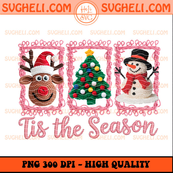 Yarn Crochet Tis The Season Christmas Png