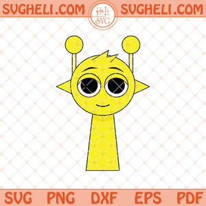 Yellow Simon Incredibox Sprunki Svg Sprunki Simon Yellow Svg Png Dxf Eps Files