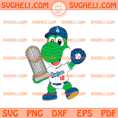 Yoshi Dodgers World Series 2026 Svg Yoshi LA Dodgers Svg