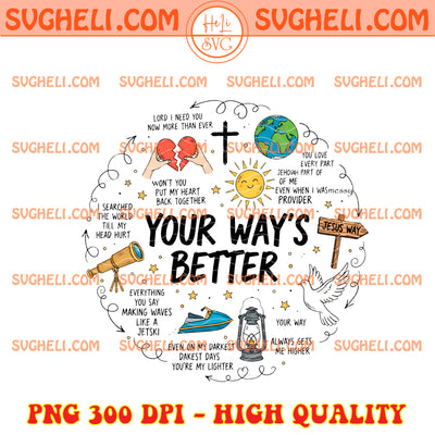 Your Ways Better Christian Png Christian Doodle Art Png