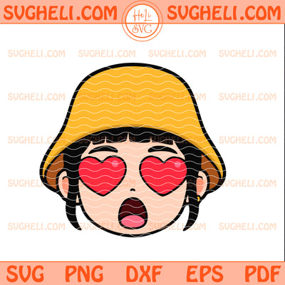 Zoey Face Kpop Demon Hunters Svg Zoey Huntrix Svg
