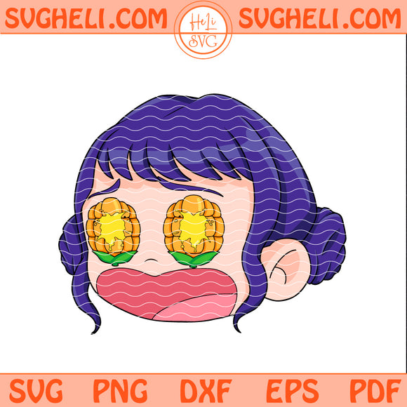 Zoey Kpop Hunters Corn Eyes Svg Zoey Face Svg